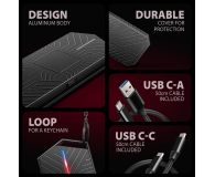 Axagon EEM2-GAM USB-C 10Gbps - M.2 NVMe & SATA SSD GAME M.2 box - 1485445 - zdjęcie 10
